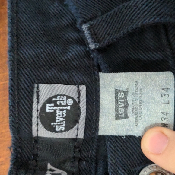 Vintage 80s SILVER TAG Baggy Levi's jeans - Picture 5 of 10
